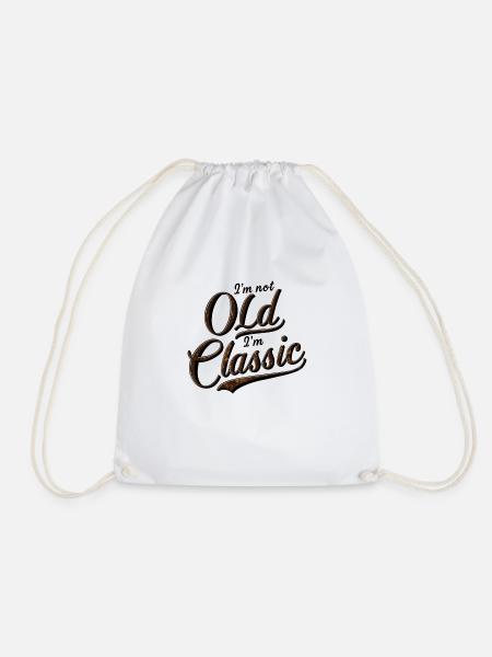 I'm not Old I'm Classic - Turnbeutel - Weiß