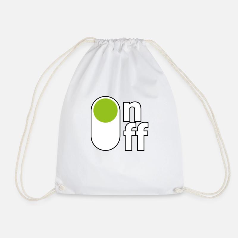On/off - Turnbeutel - Weiß