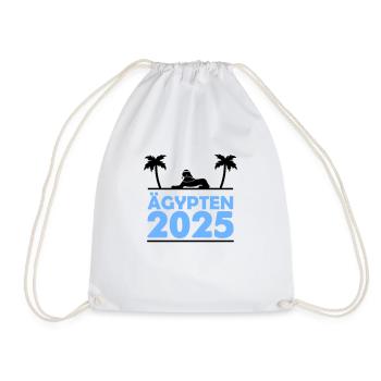 ägypten 2025 - Turnbeutel - Weiß - Vorne