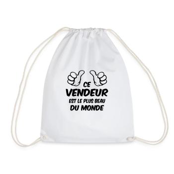 MEILLEUR VENDEUR - Sac de sport léger - blanc - Devant