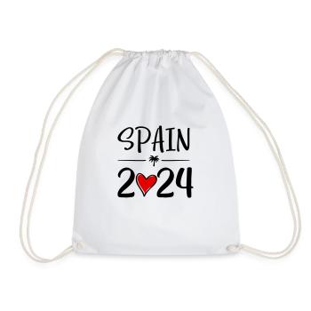 Spain heart 2024 - Turnbeutel - Weiß - Vorne