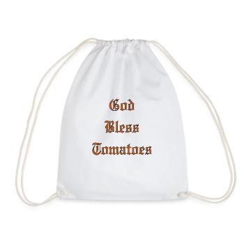 GodBlessTomatoes - Sac de sport léger - blanc - Devant