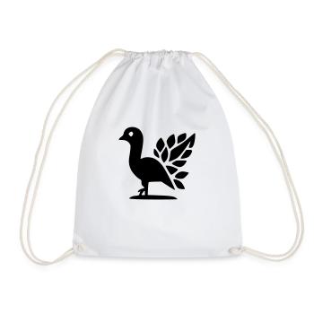 Paon - Sac de sport léger - blanc - Devant