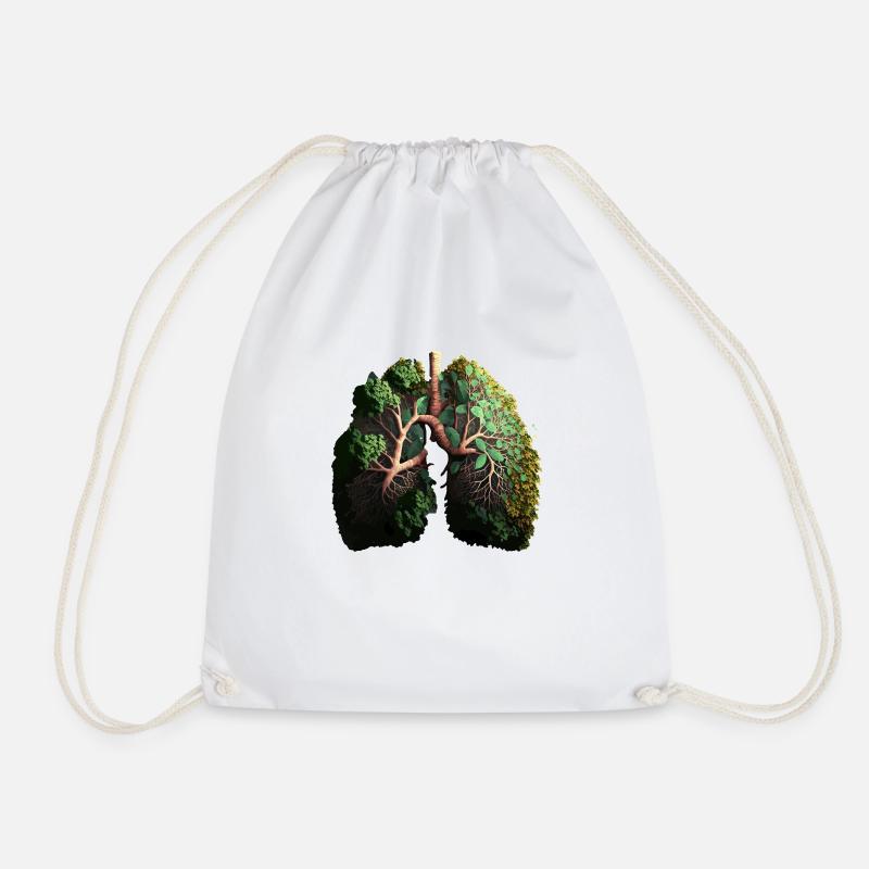 Green Lung - Turnbeutel - Weiß