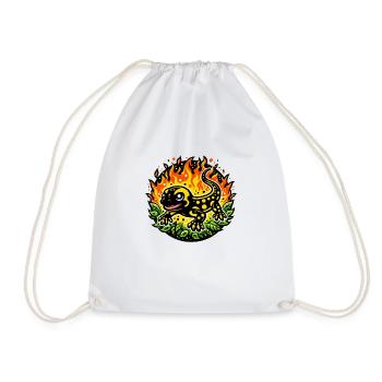 Salamandre de feu - Sac de sport léger - blanc - Devant