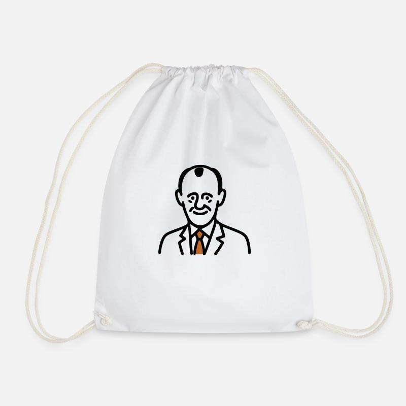 Friedrich Merz Cartoon Comic - Turnbeutel - Weiß