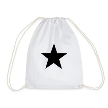 étoile - Sac de sport léger - blanc - Devant