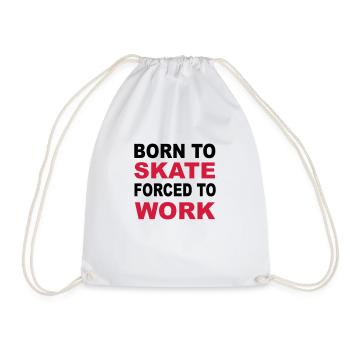skateboard - Sac de sport léger - blanc - Devant