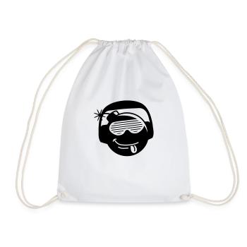 dj_bomb - Sac de sport léger - blanc - Devant