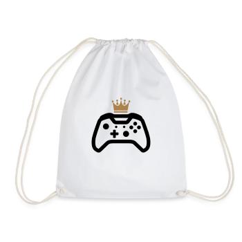 gamer - Turnbeutel - Weiß - Vorne