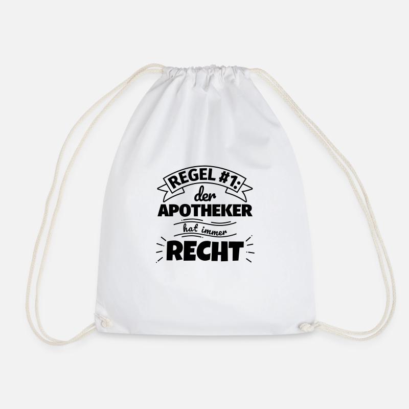 Apotheker Geschenke Approbation Apotheke - Turnbeutel - Weiß