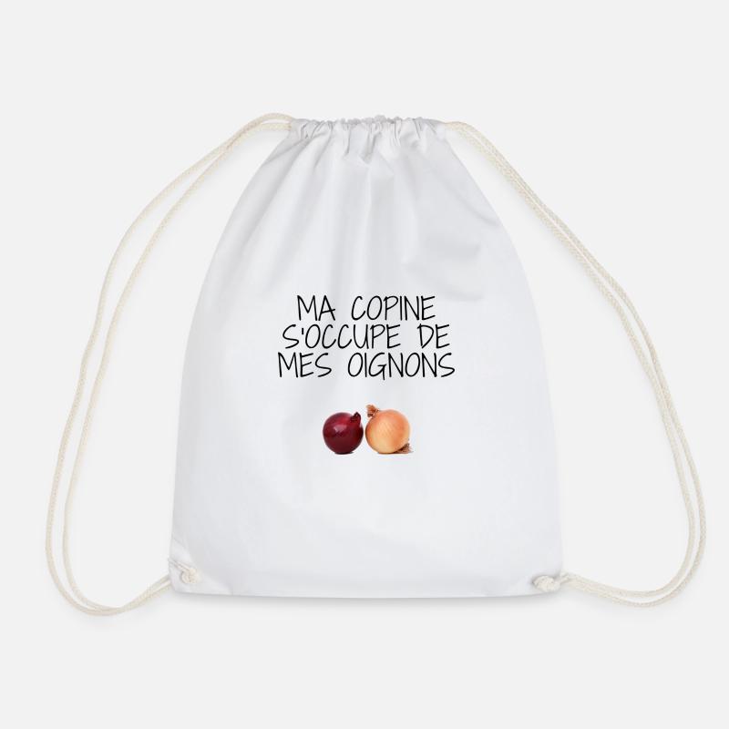 MA COPINE S OCCUPE DE MES OIGNONS - Sac de sport léger - blanc