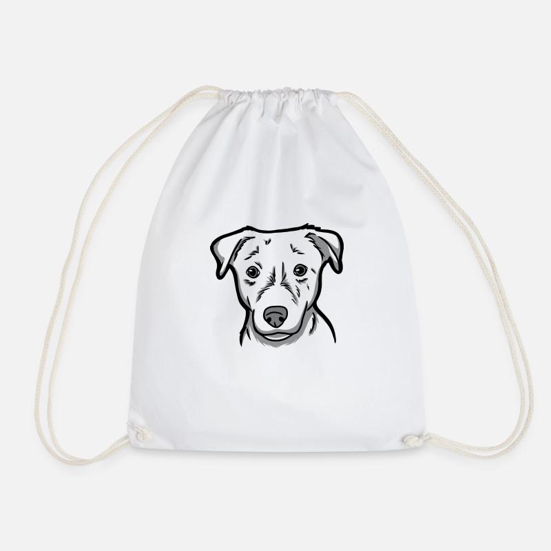 JackRussel - Turnbeutel - Weiß