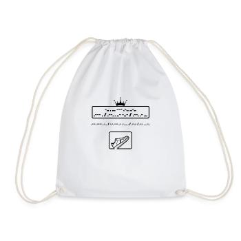 T shirt Sorry I can't i have running EN - Sac de sport léger - blanc - Devant