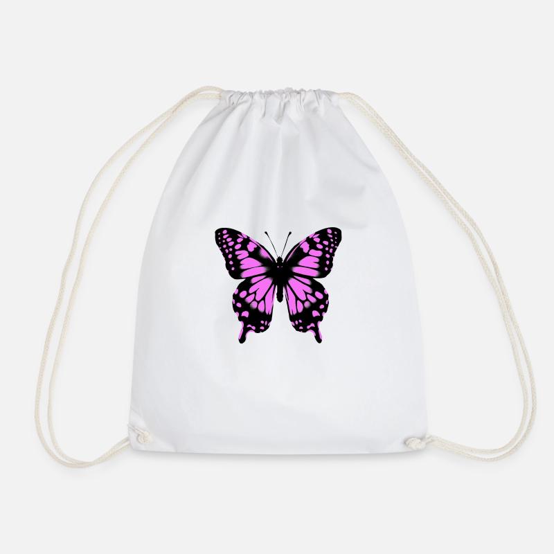 Schmetterling - Turnbeutel - Weiß