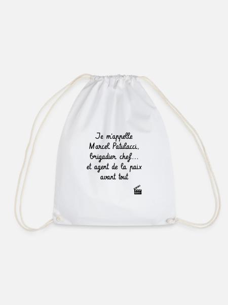 Marcel Patulacci, brigadier chef - Les Inconnus - Sac de sport léger - blanc