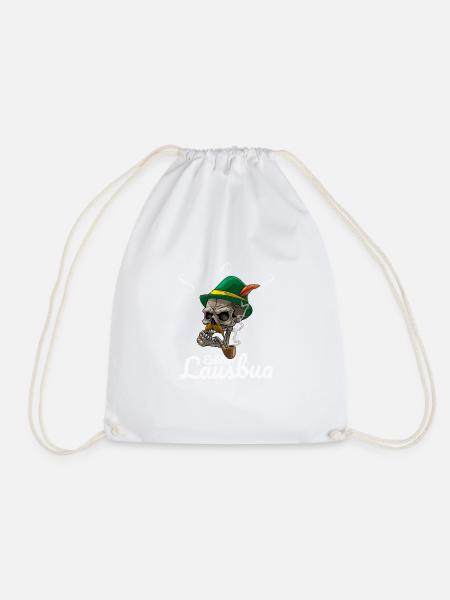 Lausbua Lederhosen - Turnbeutel - Weiß