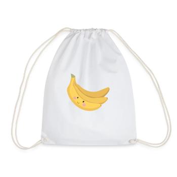 banane - Sac de sport léger - blanc - Devant