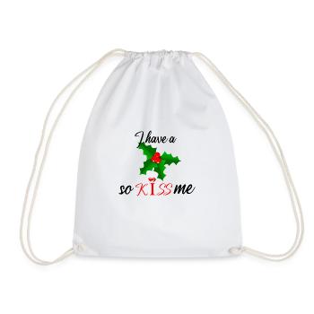 Gui de Noël - Sac de sport léger - blanc - Devant
