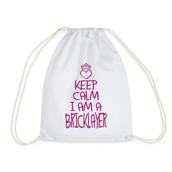 Keep Calm Mason Cool Mason Gift - Drawstring Bag - white - Front