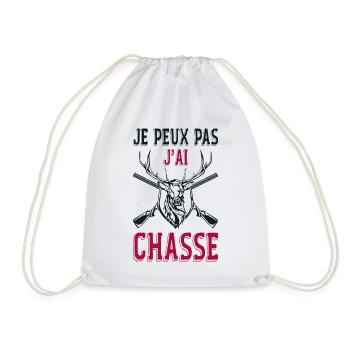 I can't I hunt, hunt, hunter - Drawstring Bag - white - Front