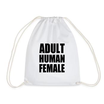 adult human female - Turnbeutel - Weiß - Vorne