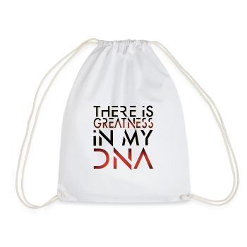 Incredibly great best dna - Drawstring Bag - white - Front