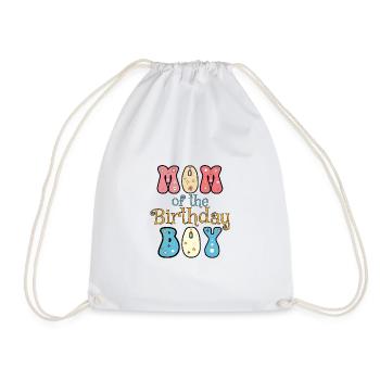 Mama des Geburtstagskindes, Geburtstagsgeschenk - Turnbeutel - Weiß - Vorne