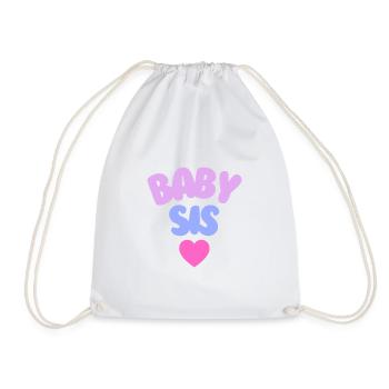 Baby Sis Love - Turnbeutel - Weiß - Vorne