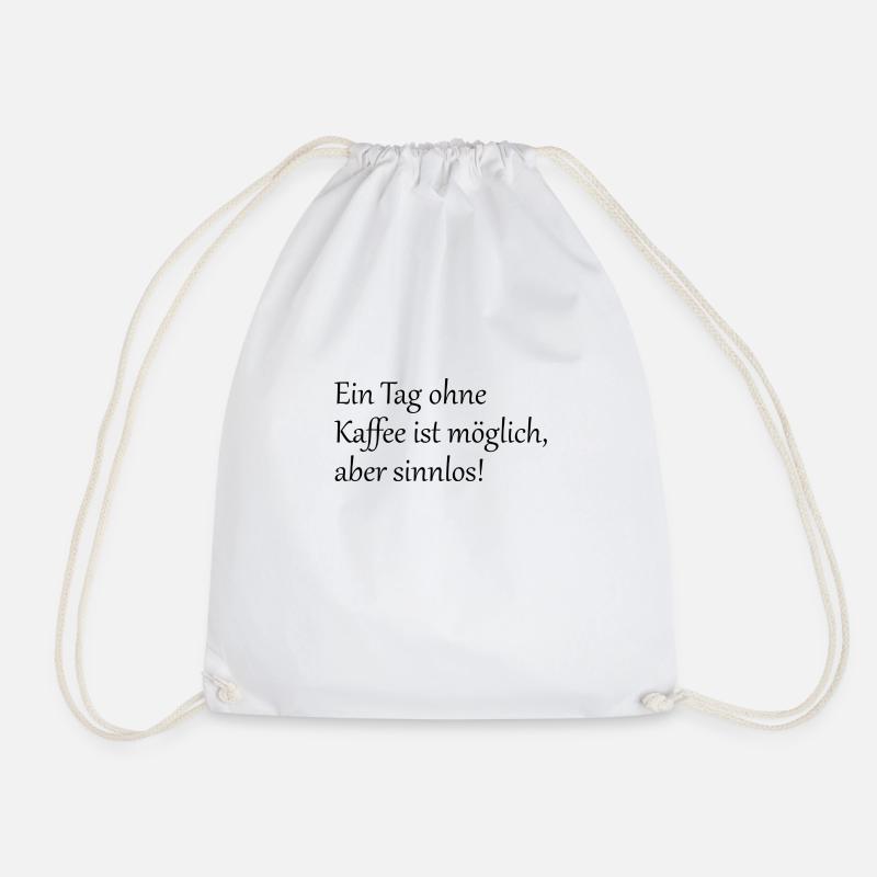 Coffee rules - Turnbeutel - Weiß