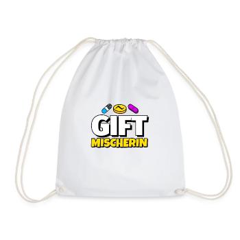 Pharmazeutin Apothekerin Geschenk Giftmischerin - Turnbeutel - Weiß - Vorne