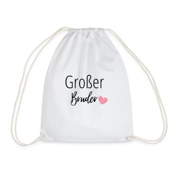 Großer Bruder - Turnbeutel - Weiß - Vorne