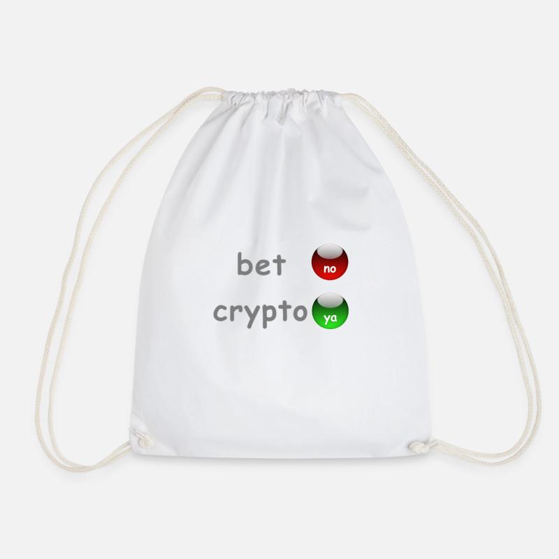 Ja zu Crypto! - Turnbeutel - Weiß