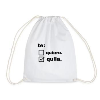 tequila - Sac de sport léger - blanc - Devant