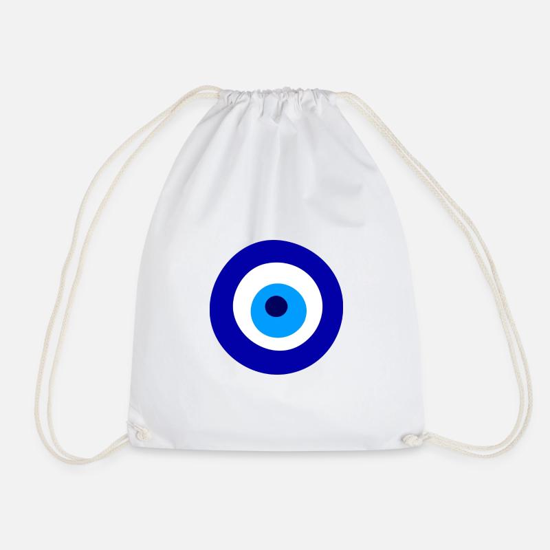 Nazar-Amulett - Turnbeutel - Weiß