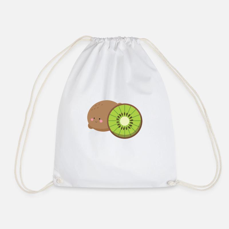 kiwi - Turnbeutel - Weiß