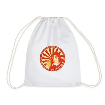 Alcohol mojito quotes - Drawstring Bag - white - Front