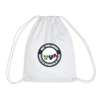 Seul votre linge doit être séparé par couleur - Sac de sport léger - blanc - Devant