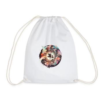 Sprint to the Heart of the Universe - Drawstring Bag - white - Front