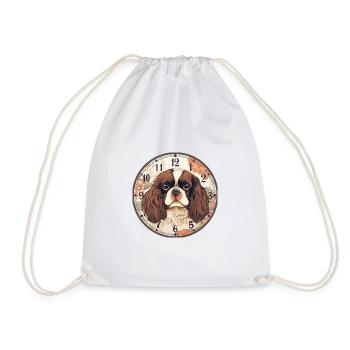Seriousness - Drawstring Bag - white - Front