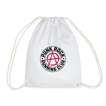 Punk Rock Running Club - Drawstring Bag - white - Front