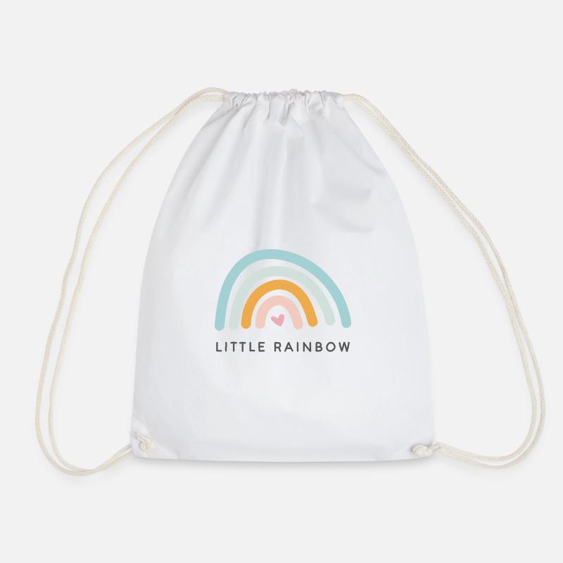 Little Rainbow - Turnbeutel - Weiß