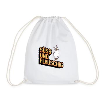 Süss und Flauschig Lama - Turnbeutel - Weiß - Vorne