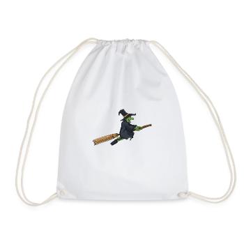 witch - Drawstring Bag - white - Front