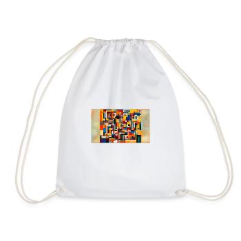 Unleashing the Dimensional Cosmos: Exploring - Drawstring Bag - white - Front
