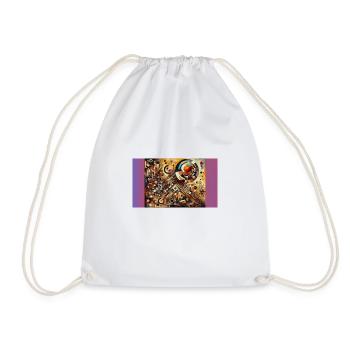 Explosion of Colors - Drawstring Bag - white - Front