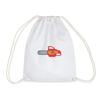 tronçonneuse - Sac de sport léger - blanc - Devant