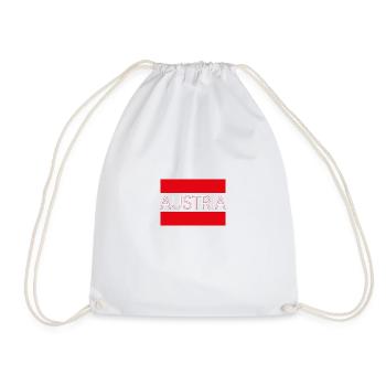 Austria - Drawstring Bag - white - Front