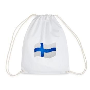 Map/Flag of Finland - Drawstring Bag - white - Front