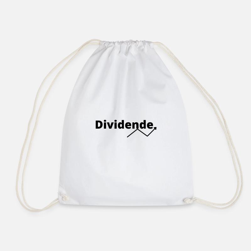 DIVIDENDE - Turnbeutel - Weiß